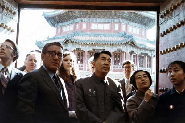 基辛格游览颐和园