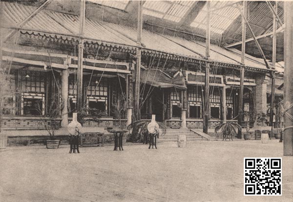 被烧毁之前的中南海仪銮殿