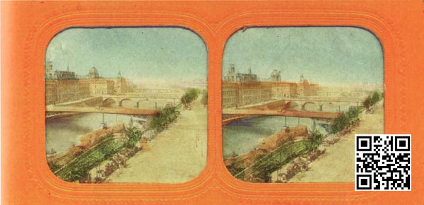 罩色立体照片最后的观看效果