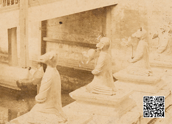 西苑海晏堂前的十二生肖