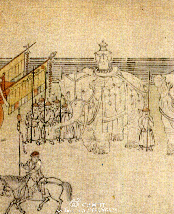 绘画中的卤簿宝象