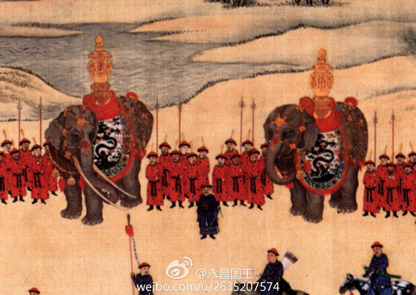 绘画中的卤簿宝象