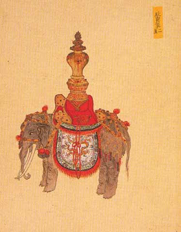 绘画中的卤簿宝象