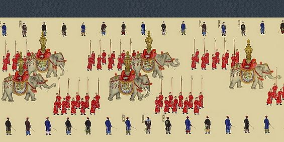 绘画中的卤簿宝象