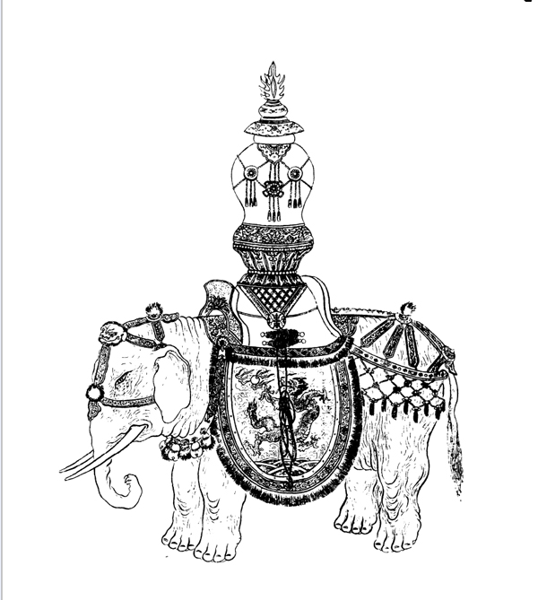 绘画中的卤簿宝象